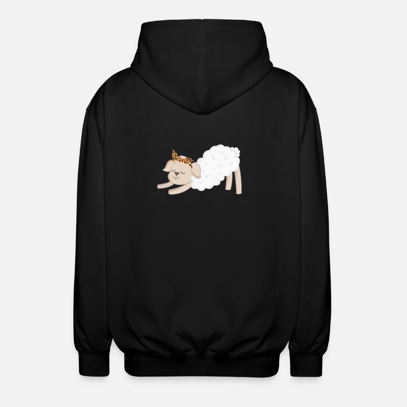 Pecora Pecora - Felpa unisex con cappuccio - nero