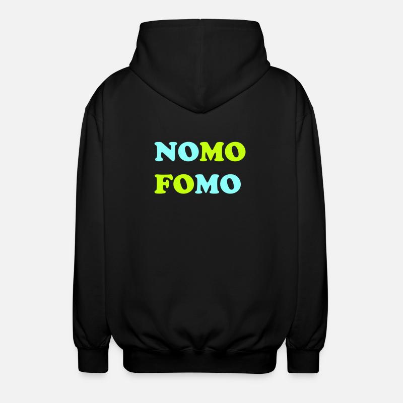 FOMO Peur de manquer quelque chose - Veste à capuche unisexe - noir