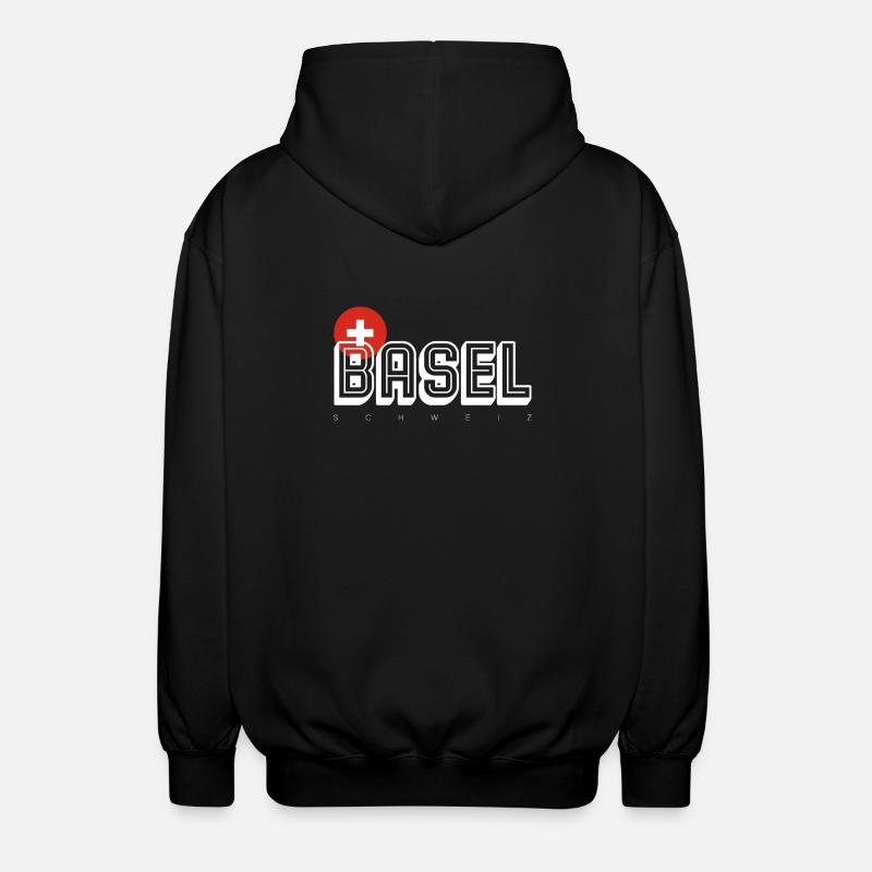 Bâle - Veste à capuche unisexe - noir