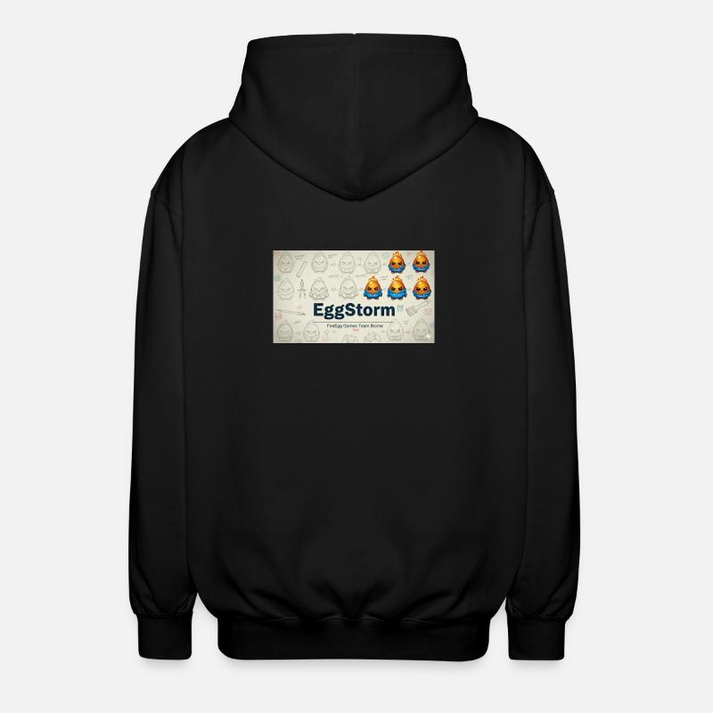 FireEgg Games Team - Unisex Kapuzenjacke - Schwarz