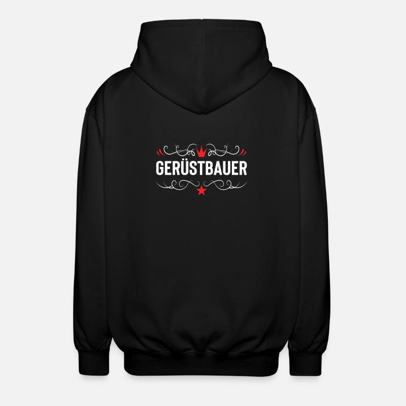 Gerüstbauer Beruf - Unisex Kapuzenjacke - Schwarz