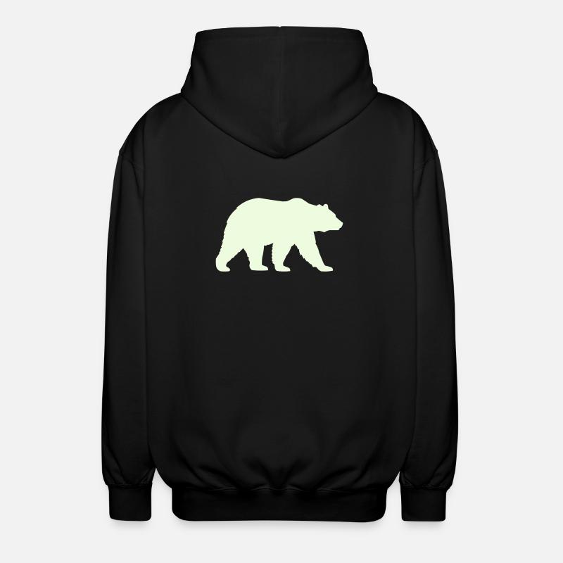 grizzly_baer- - Veste à capuche unisexe - noir