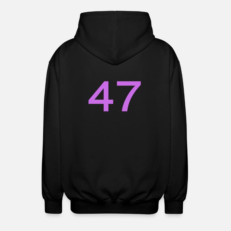 47 - Veste à capuche unisexe - noir
