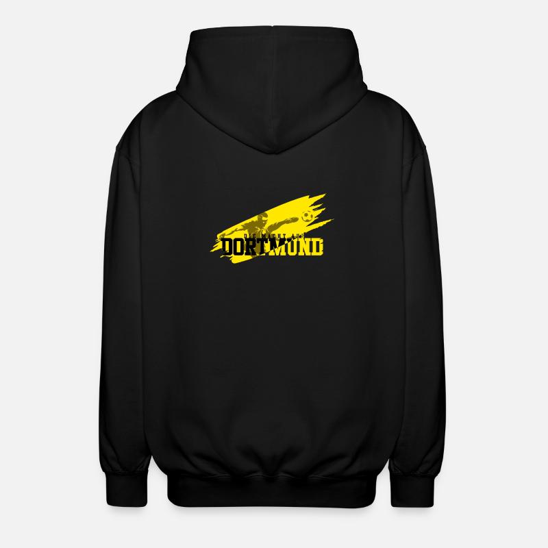 Fussball Dortmund - Unisex Kapuzenjacke - Schwarz