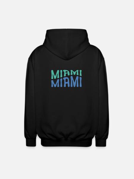 Miami - Unisex Kapuzenjacke - Schwarz