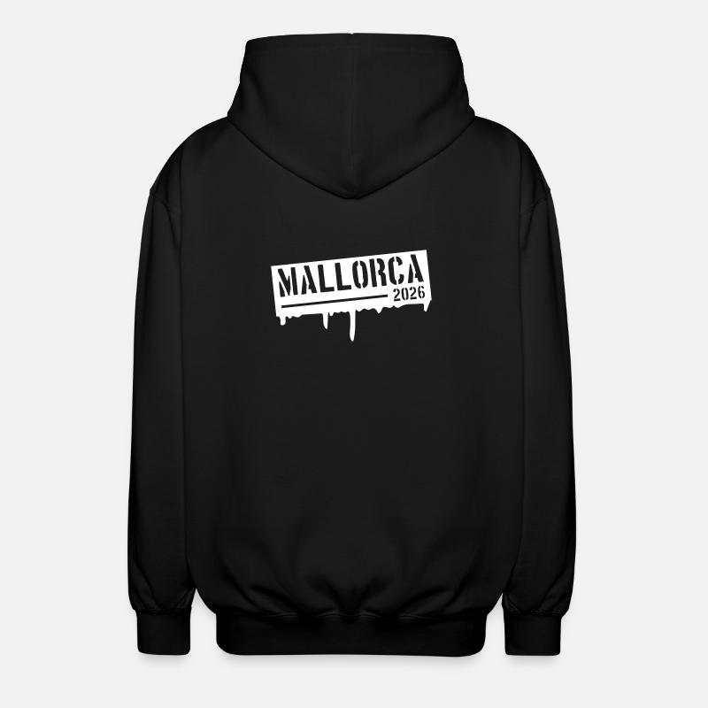 Mallorca 2026 - Unisex Kapuzenjacke - Schwarz