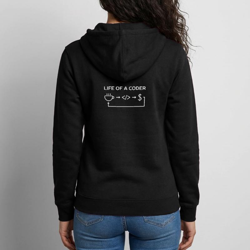 Programmierer-Leben eines Codier-Hemdes Unisex Kapuzenjacke