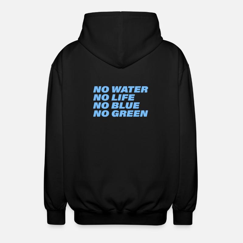 EAU - Veste à capuche unisexe - noir