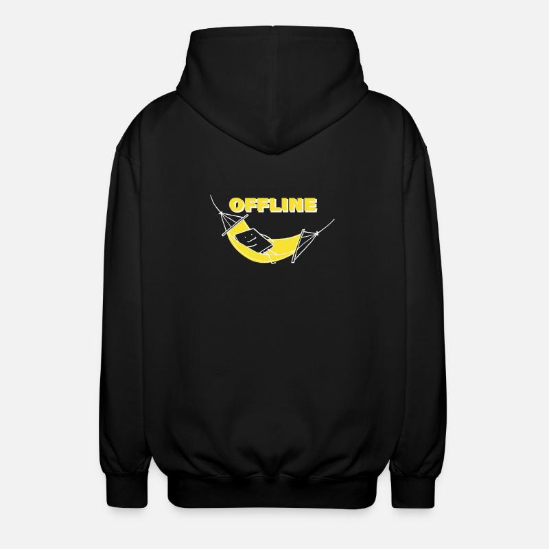 OFFLINE - Unisex Kapuzenjacke - Schwarz