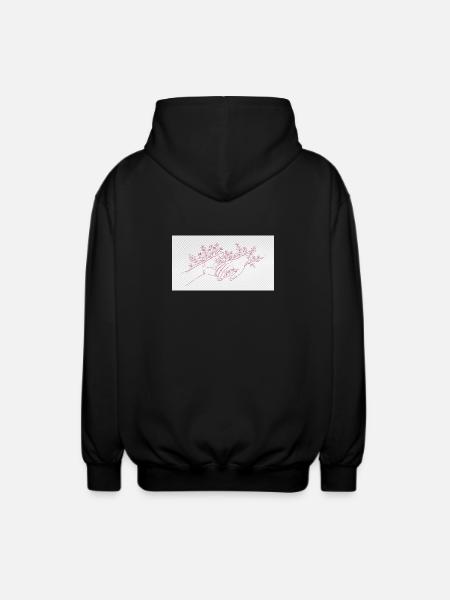 Hand of the Protector - Unisex Hooded Jacket - black