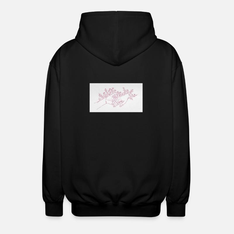 Hand of the Protector - Unisex Hooded Jacket - black
