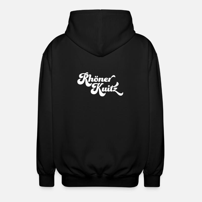 Rhöner Kuitz - Unisex Kapuzenjacke - Schwarz