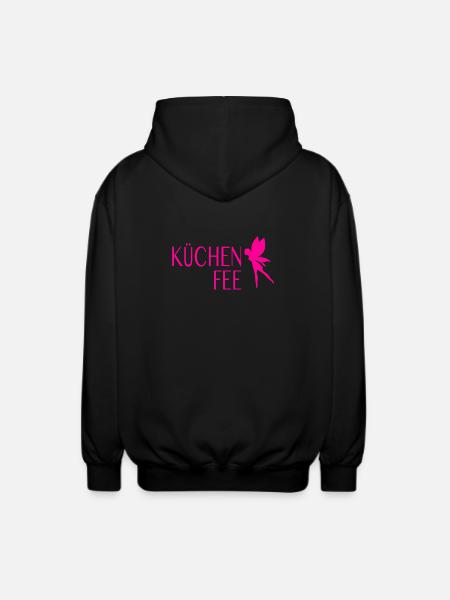 Köchin Küchenfee - Unisex Kapuzenjacke - Schwarz