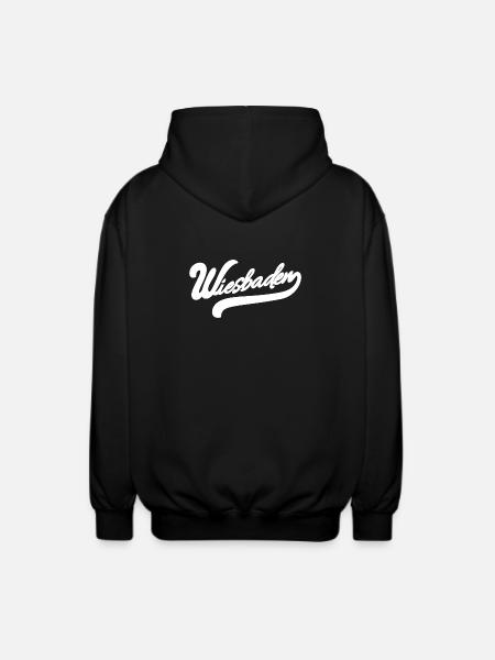 Wiesbaden Retro - Unisex Hooded Jacket - black