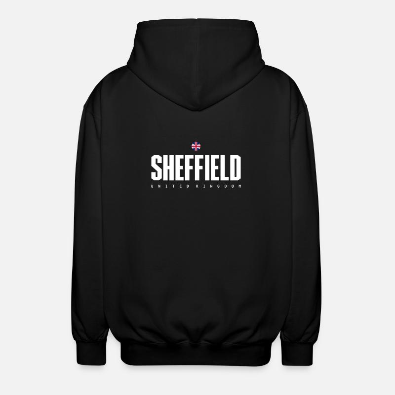 Sheffield - Unisex Kapuzenjacke - Schwarz