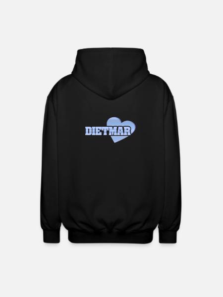 Gold Dietmar - Unisex Kapuzenjacke - Schwarz