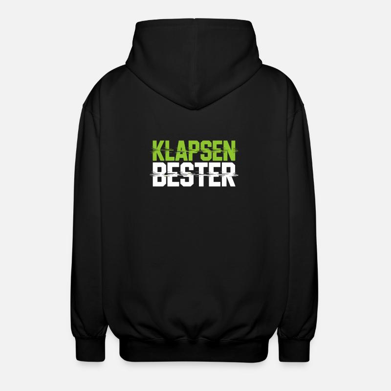 Meilleure phrase folle du bureau - Veste à capuche unisexe - noir