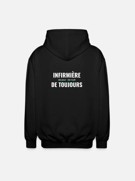Infirmière de Toujours - Veste à capuche unisexe - noir