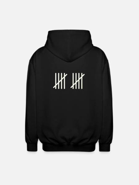 10 coups - Veste à capuche unisexe - noir