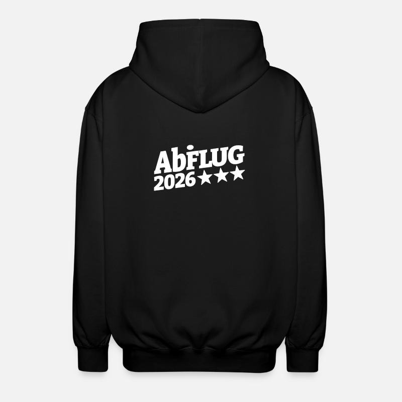 Abi Abflug 2026 Sternenpfad | Durchstarten - Unisex Kapuzenjacke - Schwarz