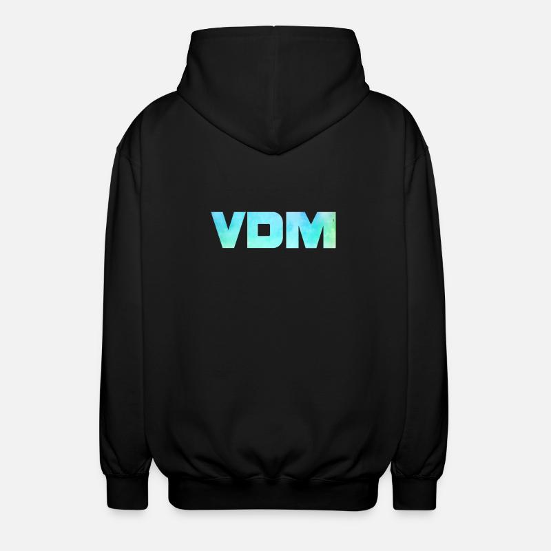 VDM - Unisex Kapuzenjacke - Schwarz