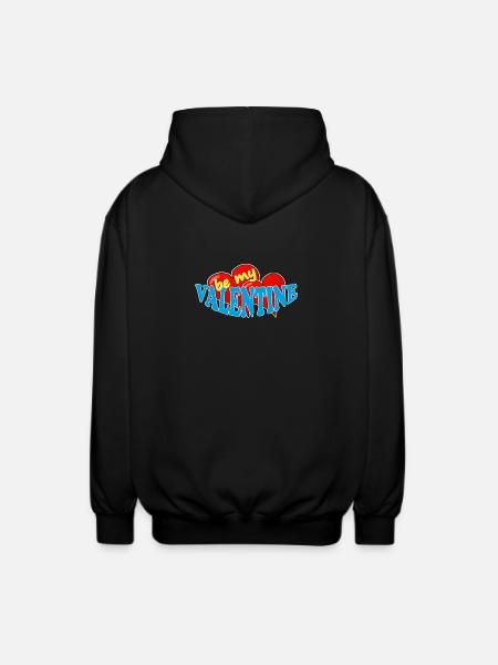 VALENTINE - Unisex Kapuzenjacke - Schwarz