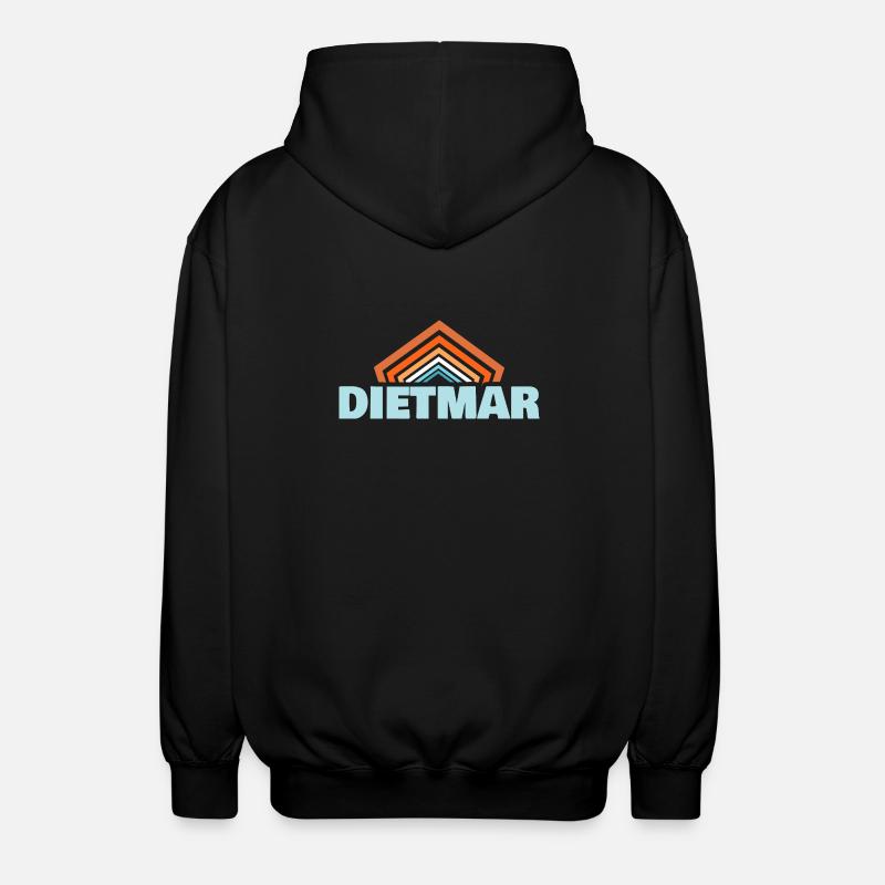 Dietmar - Veste à capuche unisexe - noir