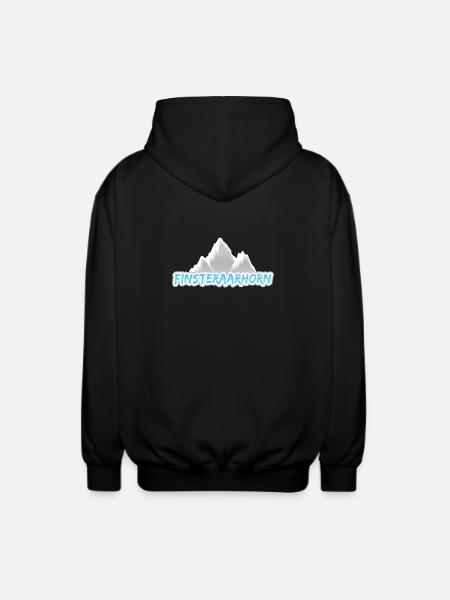 Geschenk für Finsteraarhorn - Unisex Kapuzenjacke - Schwarz
