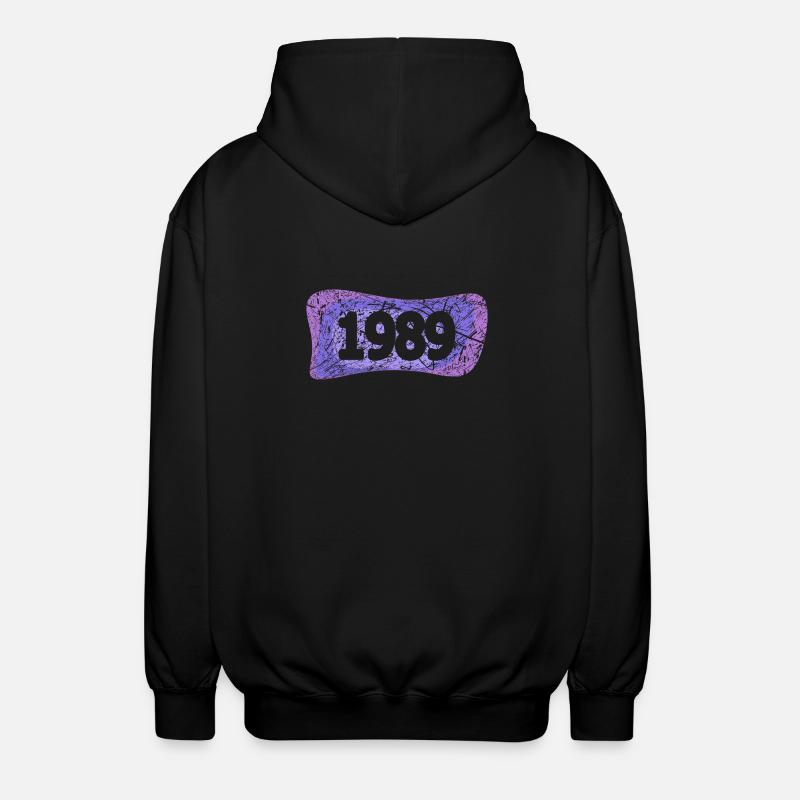 Class reunion 1989 - Unisex Hooded Jacket - black
