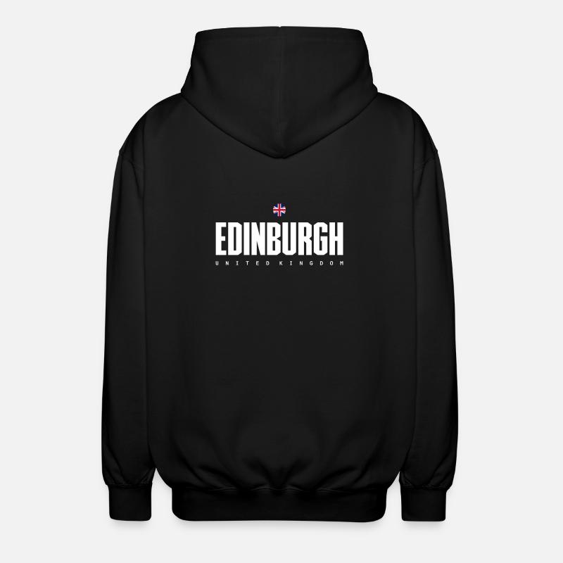 Edinburgh - Unisex Kapuzenjacke - Schwarz