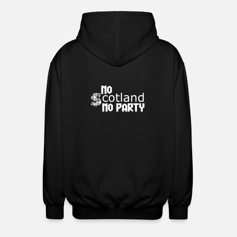 Bold Celtic Text Art - Unisex Hooded Jacket - black