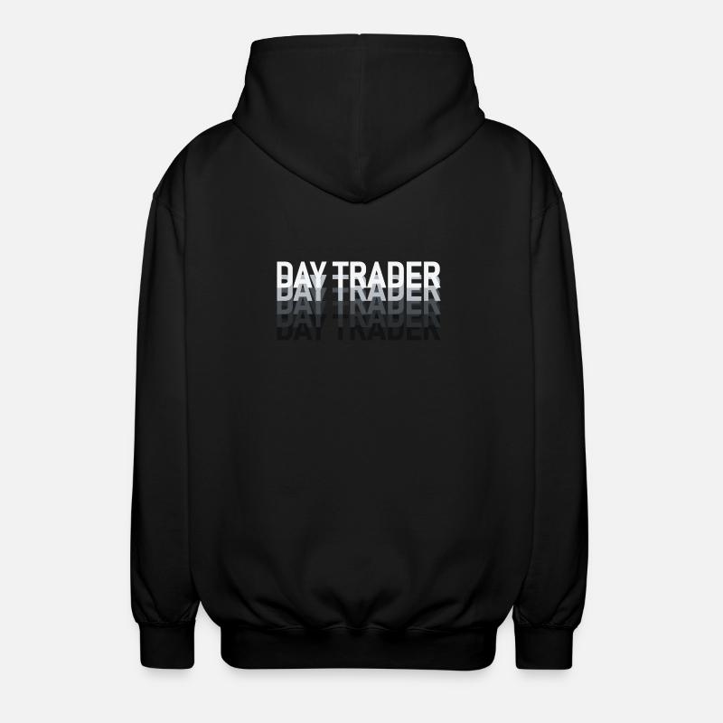 Day Trader Marché boursier Trader boursier - Veste à capuche unisexe - noir