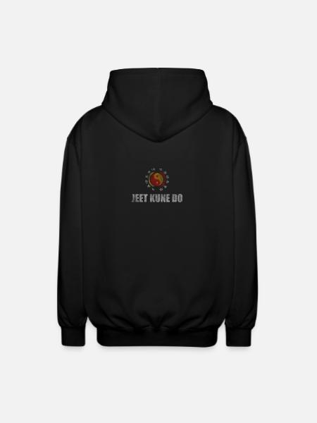 Maglietta vintage di arti marziali Jeet Kune Do - Felpa unisex con cappuccio - nero