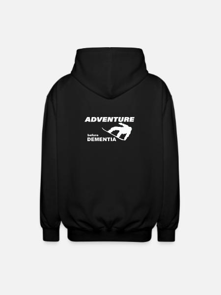 SNOWBOARD ADVENTURE - Unisex Hooded Jacket - black