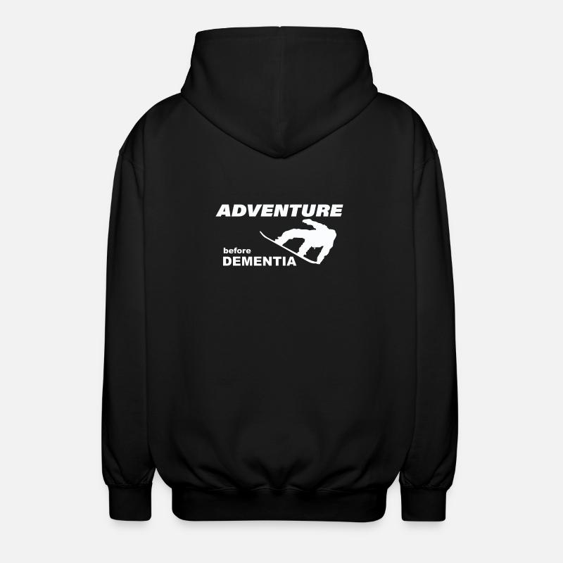 SNOWBOARD ADVENTURE - Unisex Kapuzenjacke - Schwarz