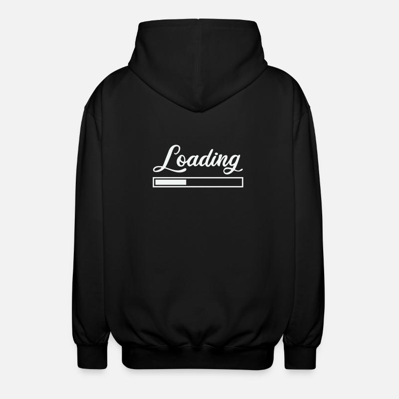 Loading - Unisex Hooded Jacket - black