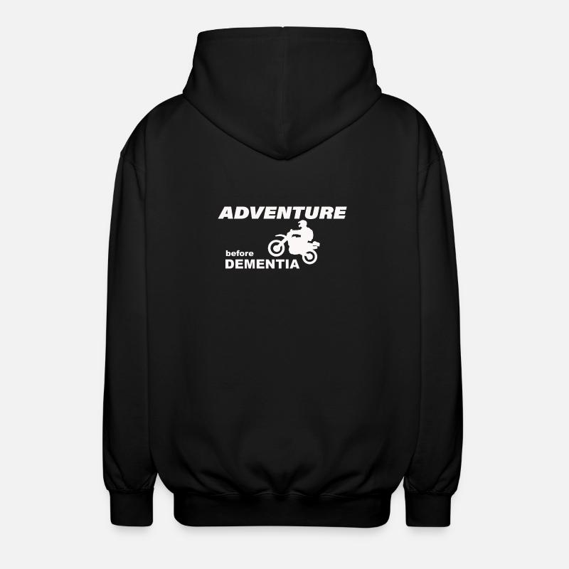 AVENTURE À MOTO - Veste à capuche unisexe - noir