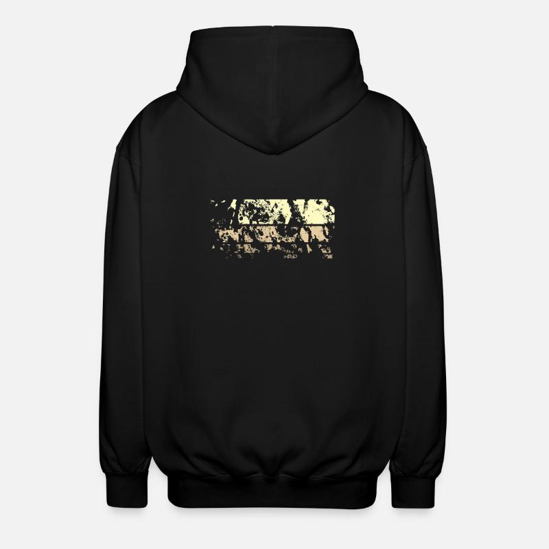 HIntergrund Abstrakt - Unisex Kapuzenjacke - Schwarz