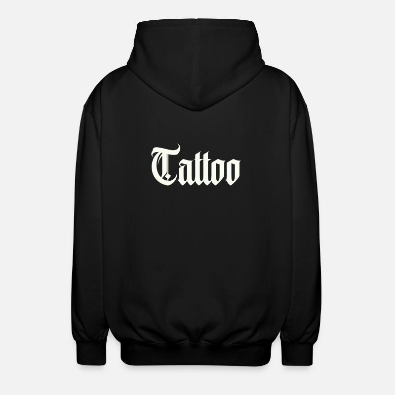 tattoo - Unisex Kapuzenjacke - Schwarz
