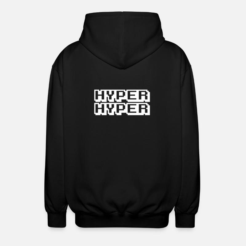 HYPER HYPER - Unisex Hooded Jacket - black