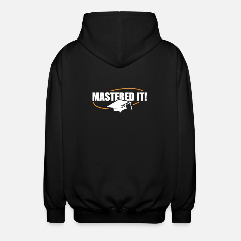 Master 2026 Graduation Graduation - Unisex Hooded Jacket - black