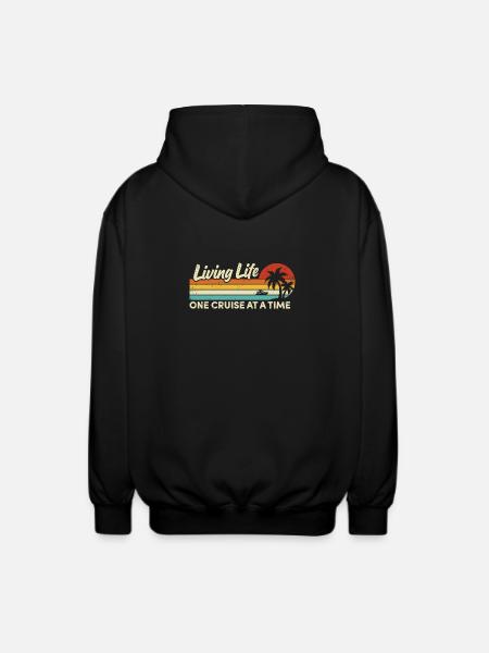 Kreuzfahrtschiff Sommerurlaub - Unisex Kapuzenjacke - Schwarz