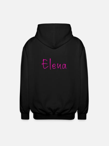 Elena - Unisex Hooded Jacket - black