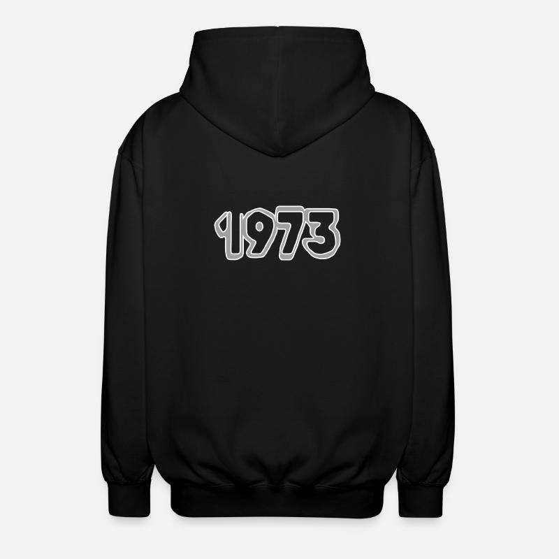 Année 1973 - Veste à capuche unisexe - noir