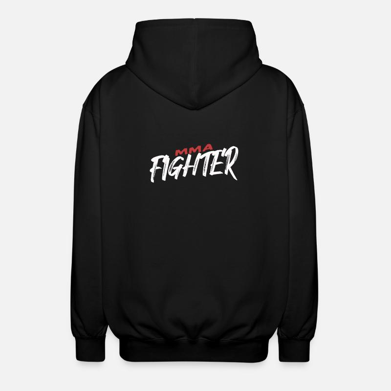 MMA Fighter Power Statement - Unisex Kapuzenjacke - Schwarz