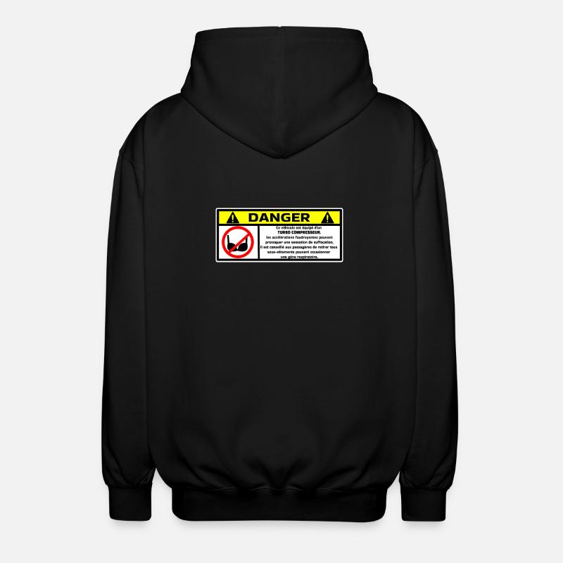 Stoßstange - Unisex Kapuzenjacke - Schwarz