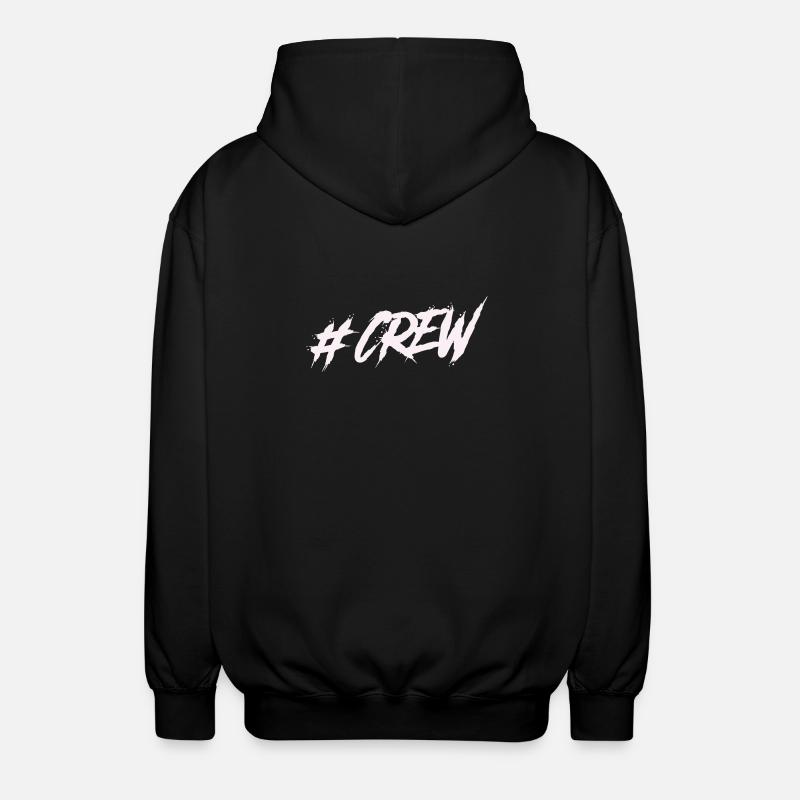 #CREW Graffiti - Unisex Kapuzenjacke - Schwarz