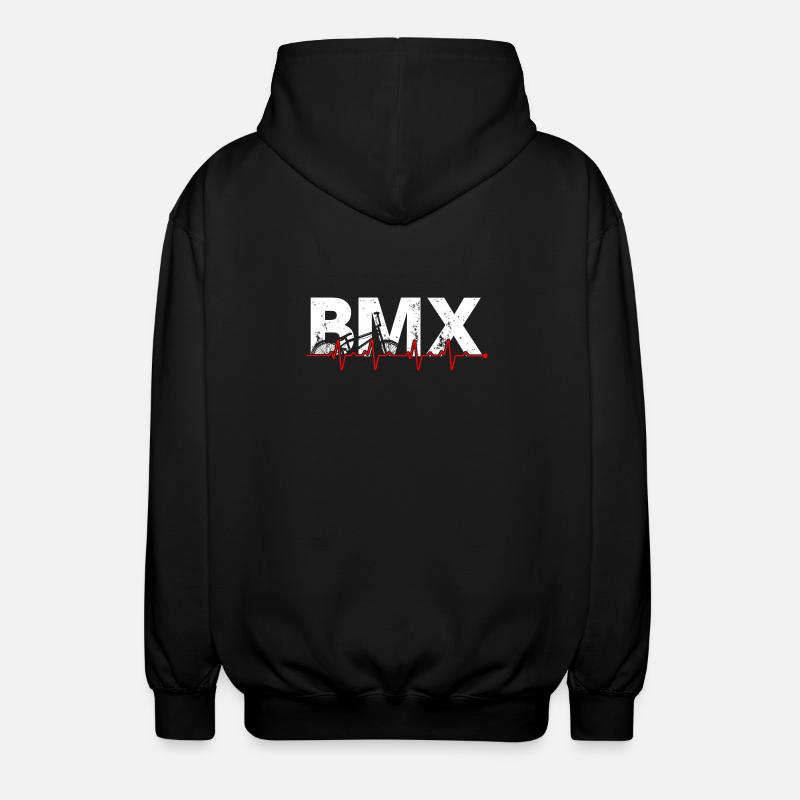 T-shirt BMX Pulse Graphic - Veste à capuche unisexe - noir