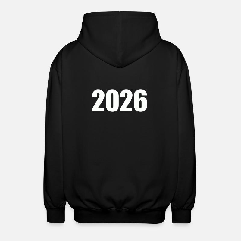 2026 - Veste à capuche unisexe - noir