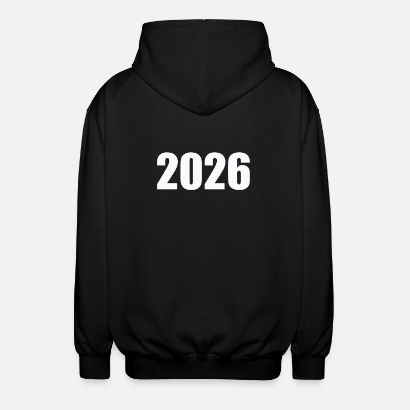 2026 - Unisex Hooded Jacket - black